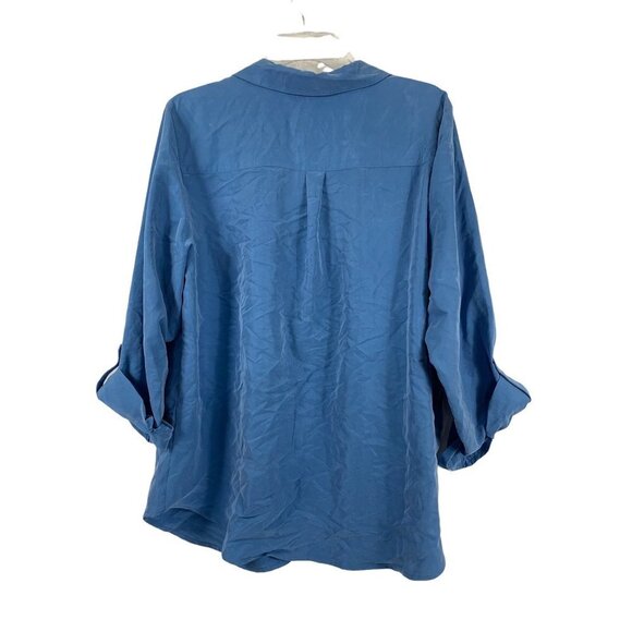 Dressbarn Women's Casual Buttoned Down Top - Picture 2 of 6